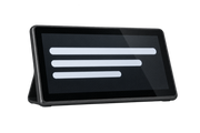 Customer-facing counter caption display