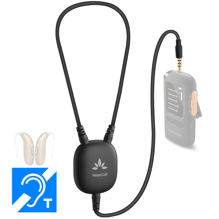 HearCoil Wired Neckloop for T-Coil Hearing Aids