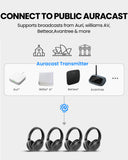 Aura Aria 4 Pro Auracast Headphones for Churches, Theaters, Classrooms & Meetings, compatible with public Auracast  from Auri, Williams AV, Bettear, Avantree, and more.
