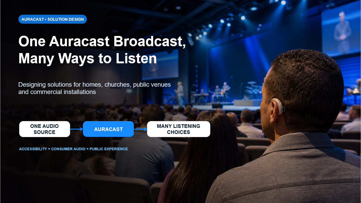 One Auracast Broadcast, Many Ways to Listen